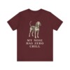 American English Coonhound Humor Shirt, Vintage Dog Sketch Tee, Dog Humor Gift