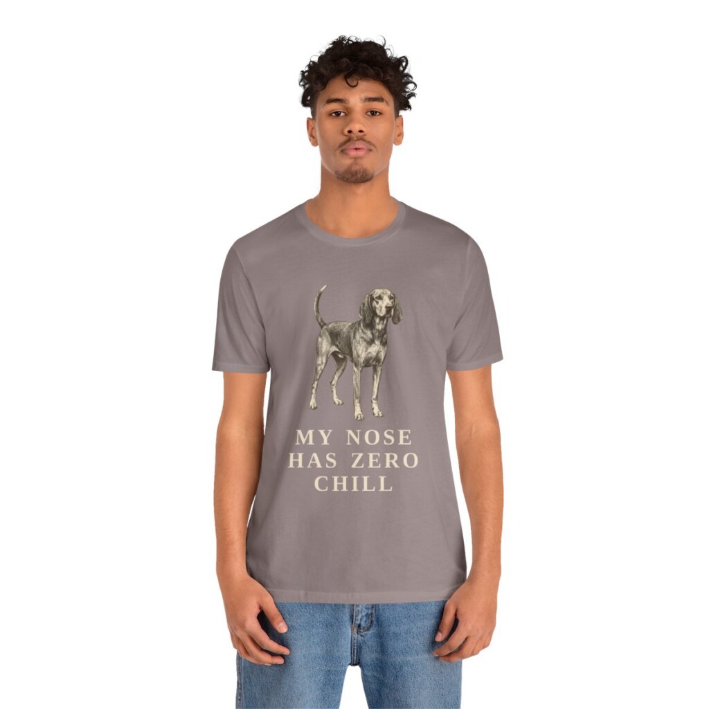 American English Coonhound Humor Shirt, Vintage Dog Sketch Tee, Dog Humor Gift