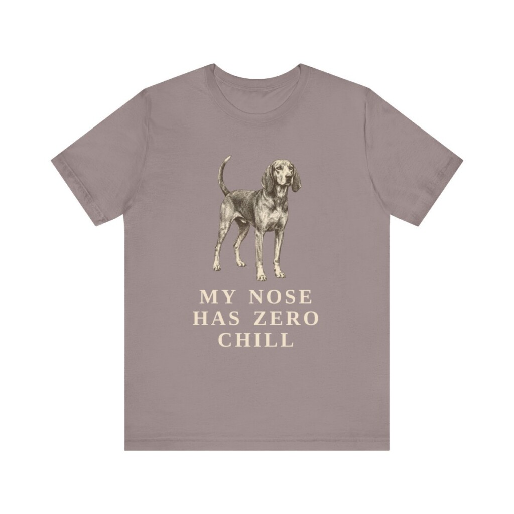American English Coonhound Humor Shirt, Vintage Dog Sketch Tee, Dog Humor Gift