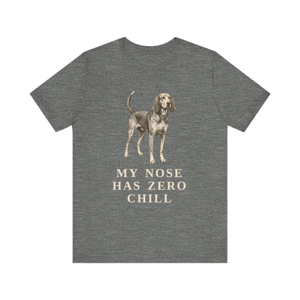 American English Coonhound Humor Shirt, Vintage Dog Sketch Tee, Dog Humor Gift