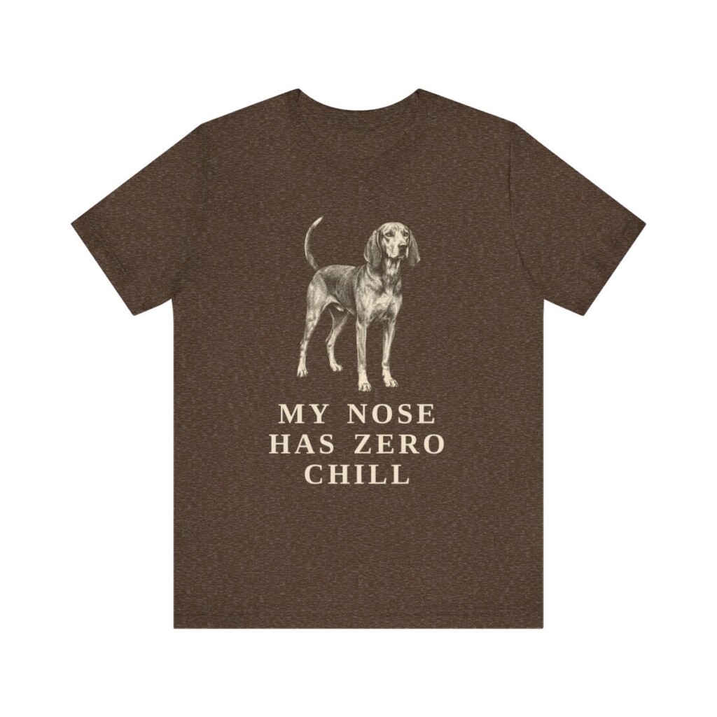 American English Coonhound Humor Shirt, Vintage Dog Sketch Tee, Dog Humor Gift