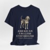 American English Coonhound Latin Shirt, Vintage Dog Sketch Tee, Dog Latin Gift