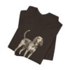 American English Coonhound Mom Shirt, Vintage Dog Sketch Tee, Dog Mom Gift