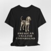 American English Coonhound Shirt, Vintage Dog Sketch Tee, Dog Lover Gift