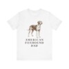 American Foxhound Dad Shirt, Vintage Dog Sketch Tee, Dog Dad Gift