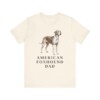 American Foxhound Dad Shirt, Vintage Dog Sketch Tee, Dog Dad Gift