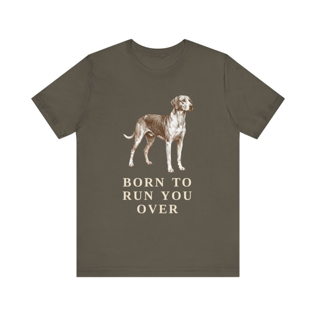 American Foxhound Humor Shirt, Vintage Dog Sketch Tee, Dog Humor Gift