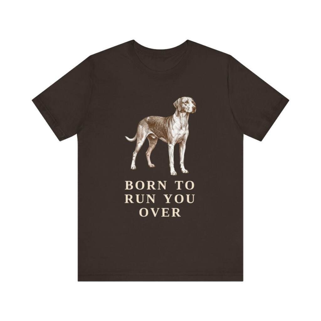 American Foxhound Humor Shirt, Vintage Dog Sketch Tee, Dog Humor Gift