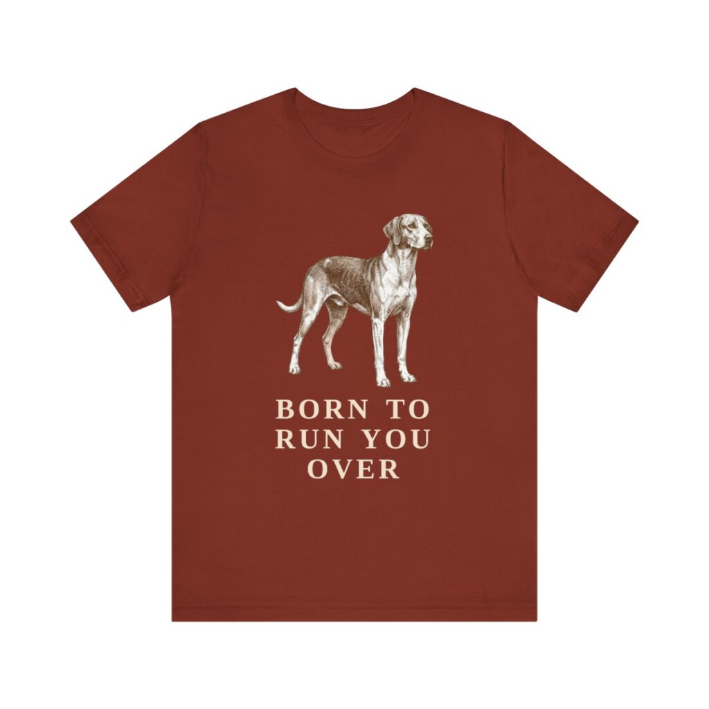 American Foxhound Humor Shirt, Vintage Dog Sketch Tee, Dog Humor Gift