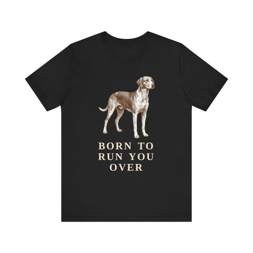 American Foxhound Humor Shirt, Vintage Dog Sketch Tee, Dog Humor Gift