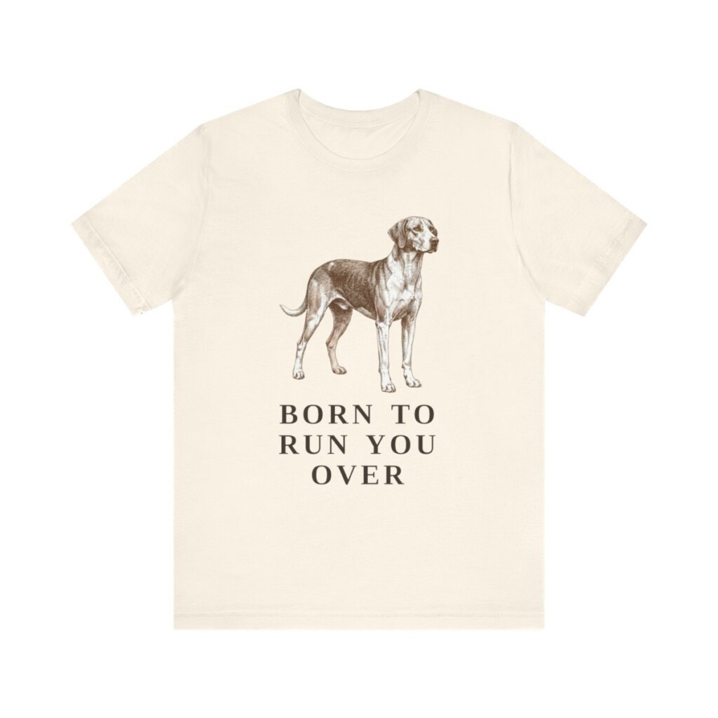 American Foxhound Humor Shirt, Vintage Dog Sketch Tee, Dog Humor Gift