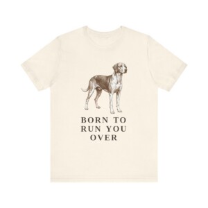 American Foxhound Humor Shirt, Vintage Dog Sketch Tee, Dog Humor Gift