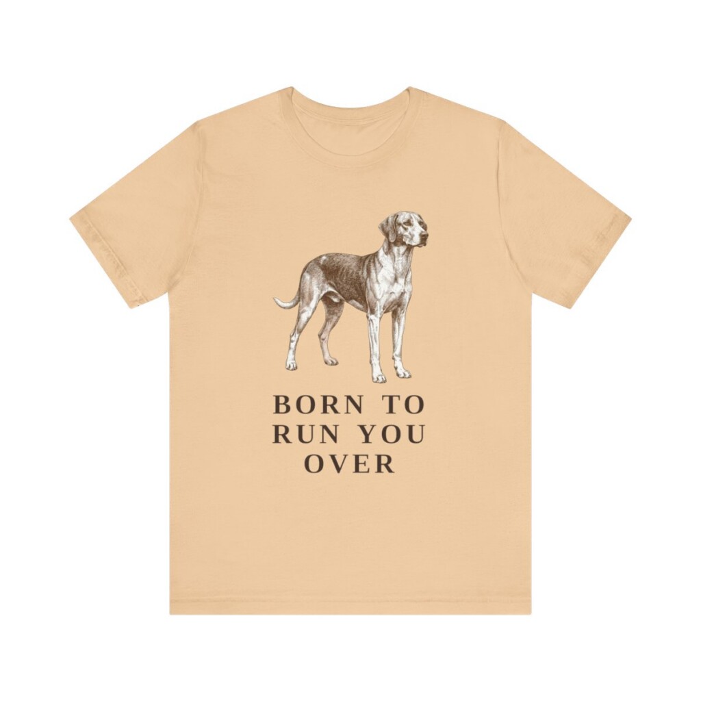 American Foxhound Humor Shirt, Vintage Dog Sketch Tee, Dog Humor Gift