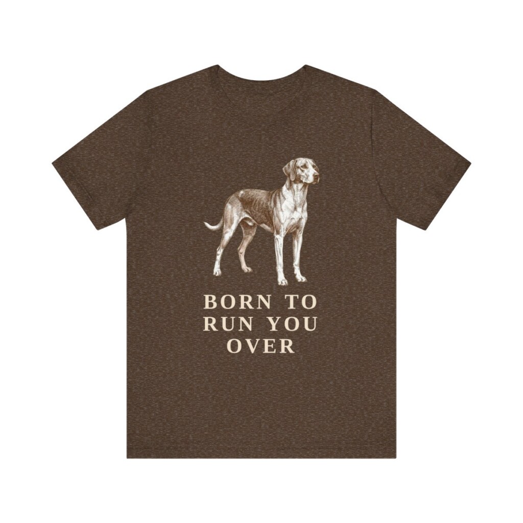 American Foxhound Humor Shirt, Vintage Dog Sketch Tee, Dog Humor Gift