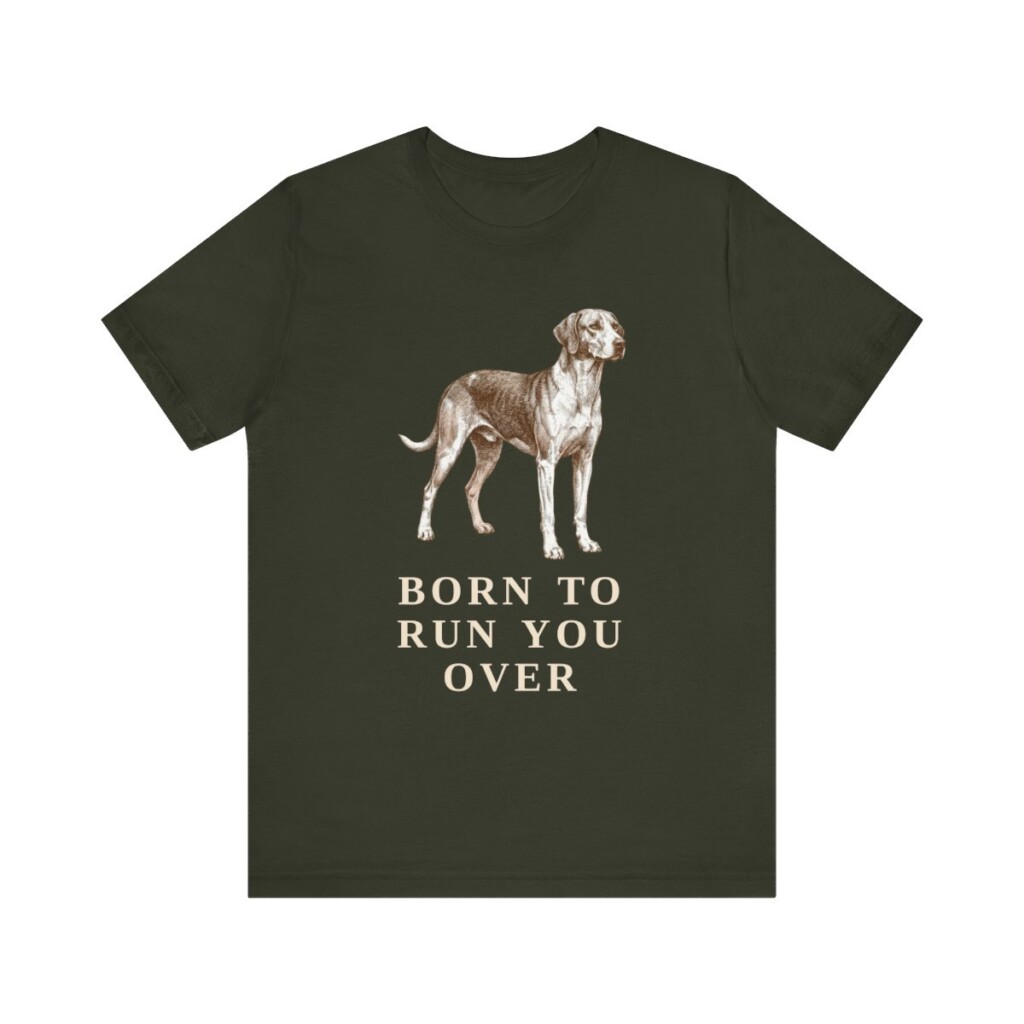 American Foxhound Humor Shirt, Vintage Dog Sketch Tee, Dog Humor Gift