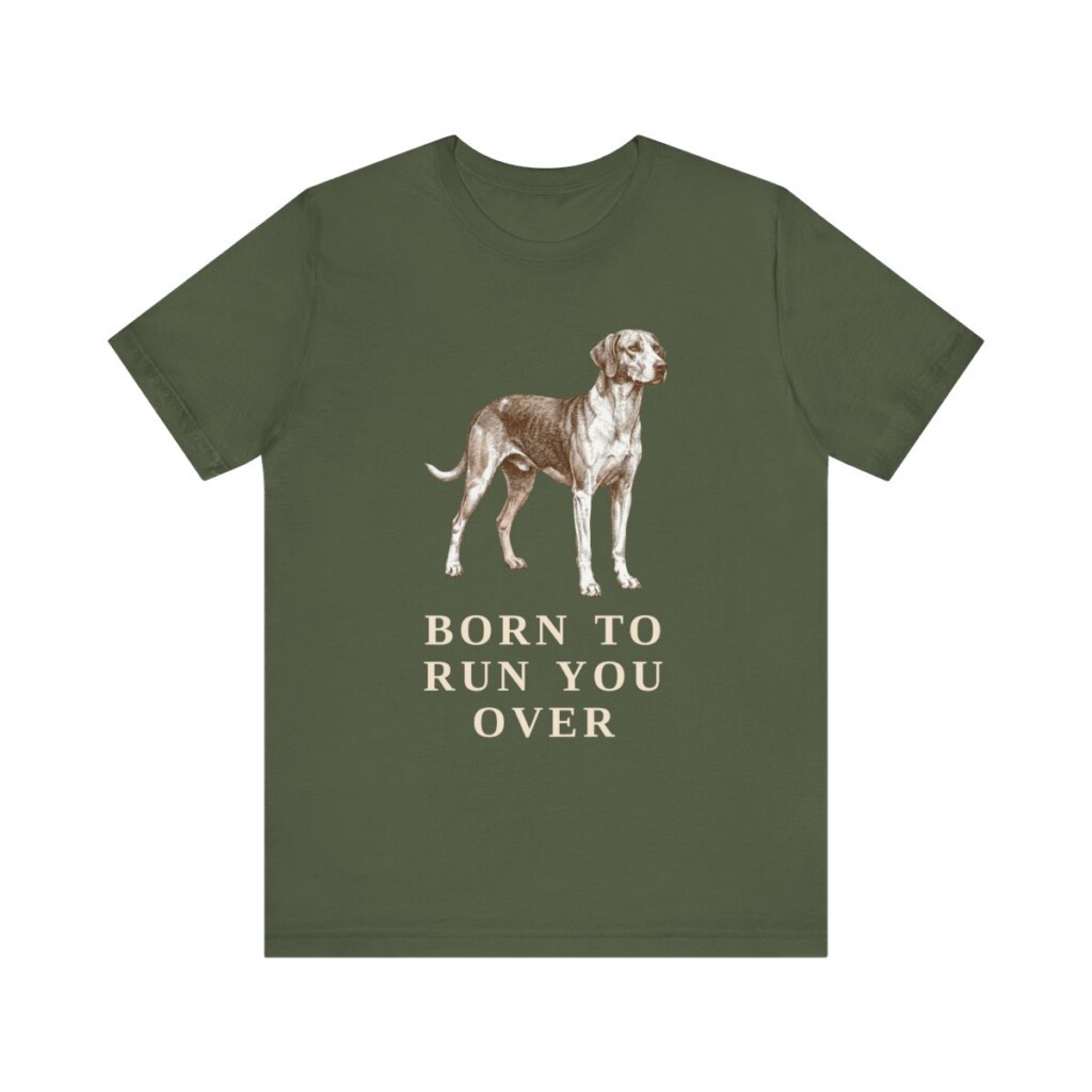 American Foxhound Humor Shirt, Vintage Dog Sketch Tee, Dog Humor Gift
