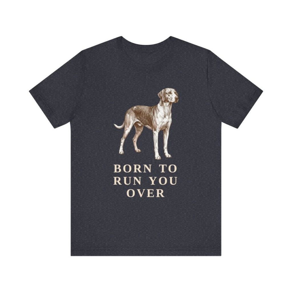 American Foxhound Humor Shirt, Vintage Dog Sketch Tee, Dog Humor Gift