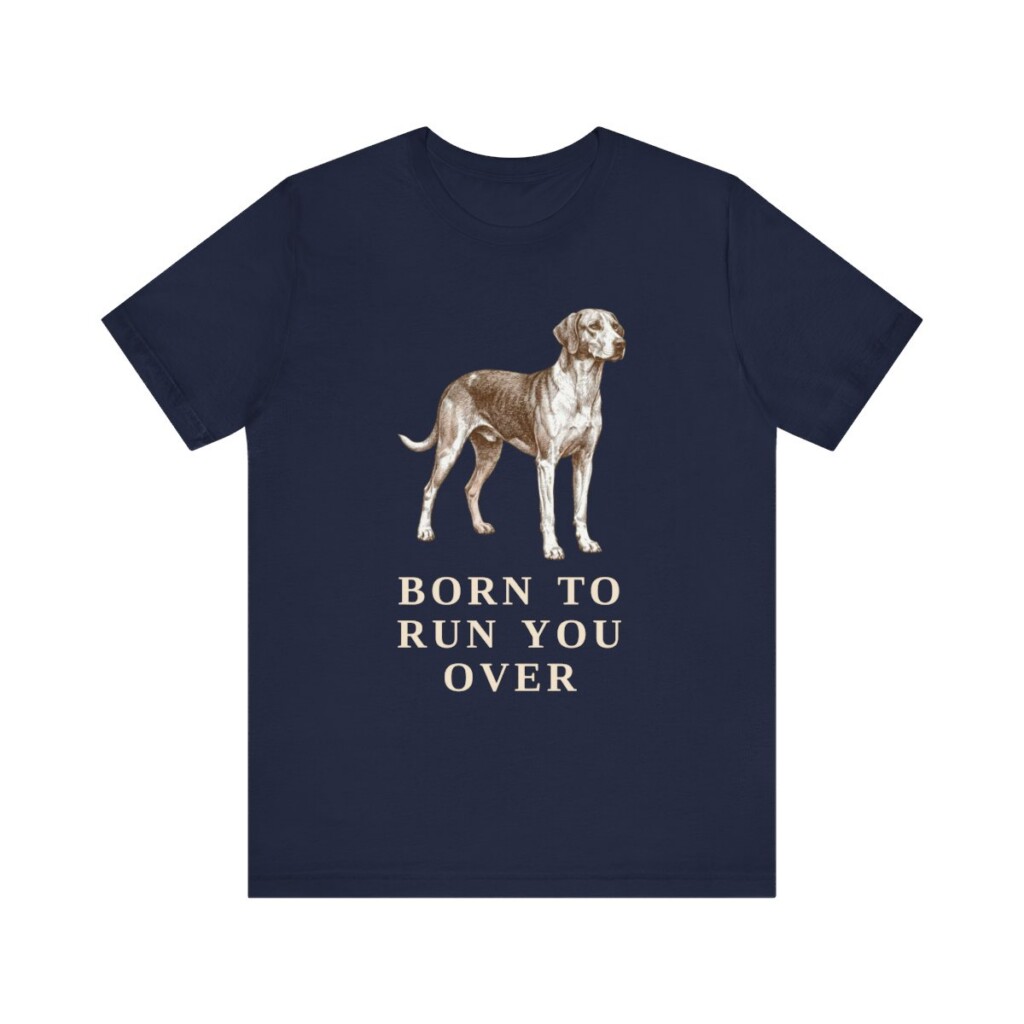 American Foxhound Humor Shirt, Vintage Dog Sketch Tee, Dog Humor Gift