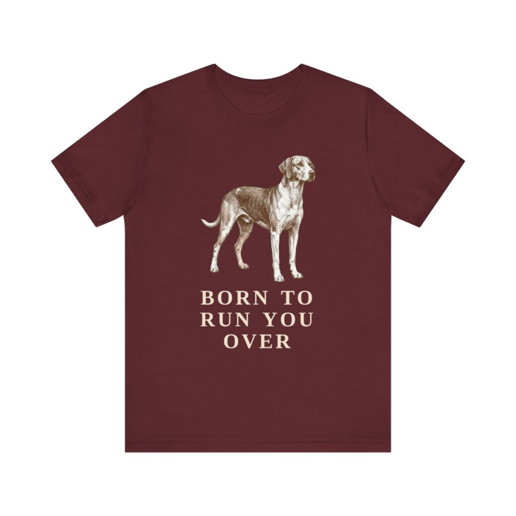 American Foxhound Humor Shirt, Vintage Dog Sketch Tee, Dog Humor Gift