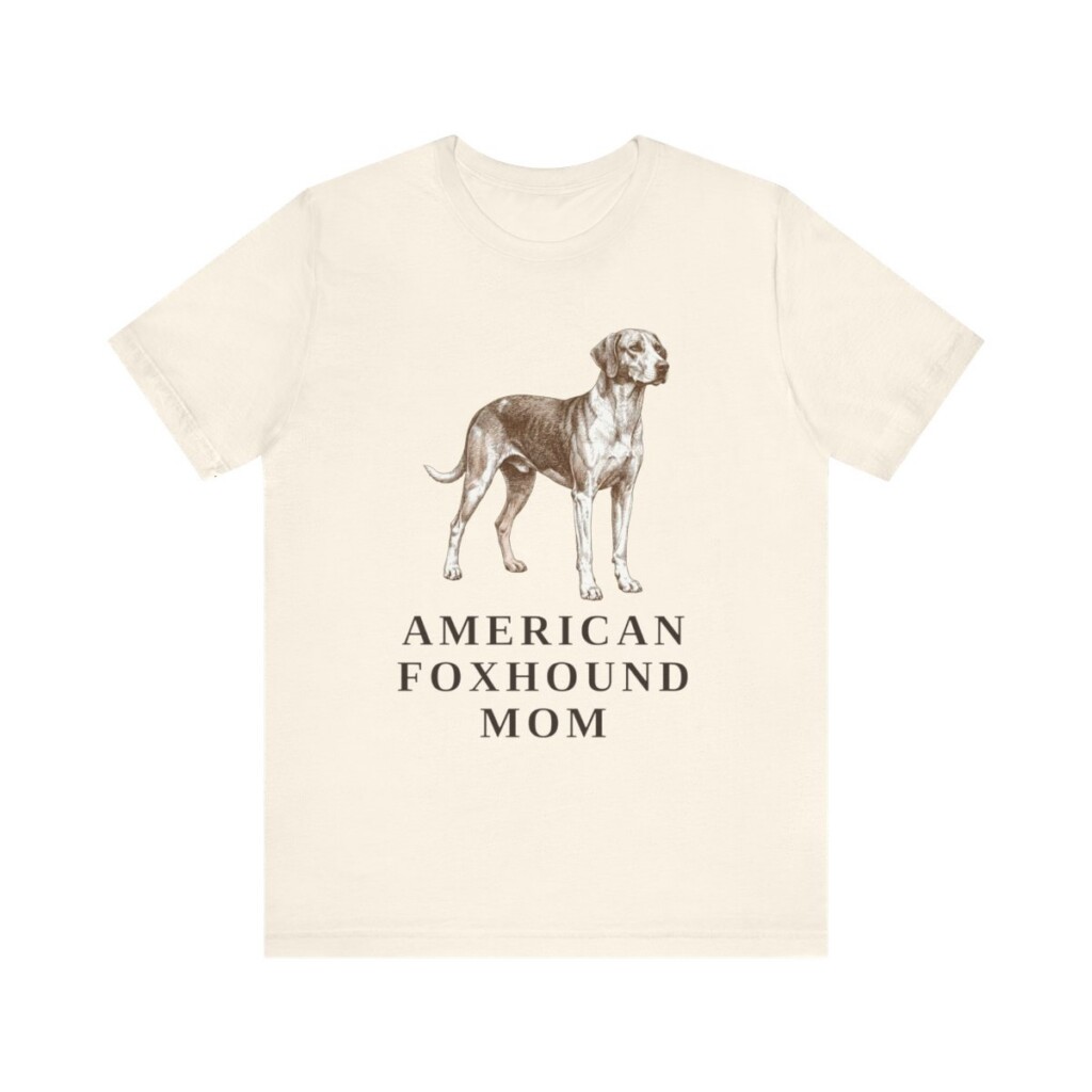 American Foxhound Mom Shirt, Vintage Dog Sketch Tee, Dog Mom Gift American Foxhound Mom Shirt, Vintage Dog Sketch Tee, Dog Mom Gift