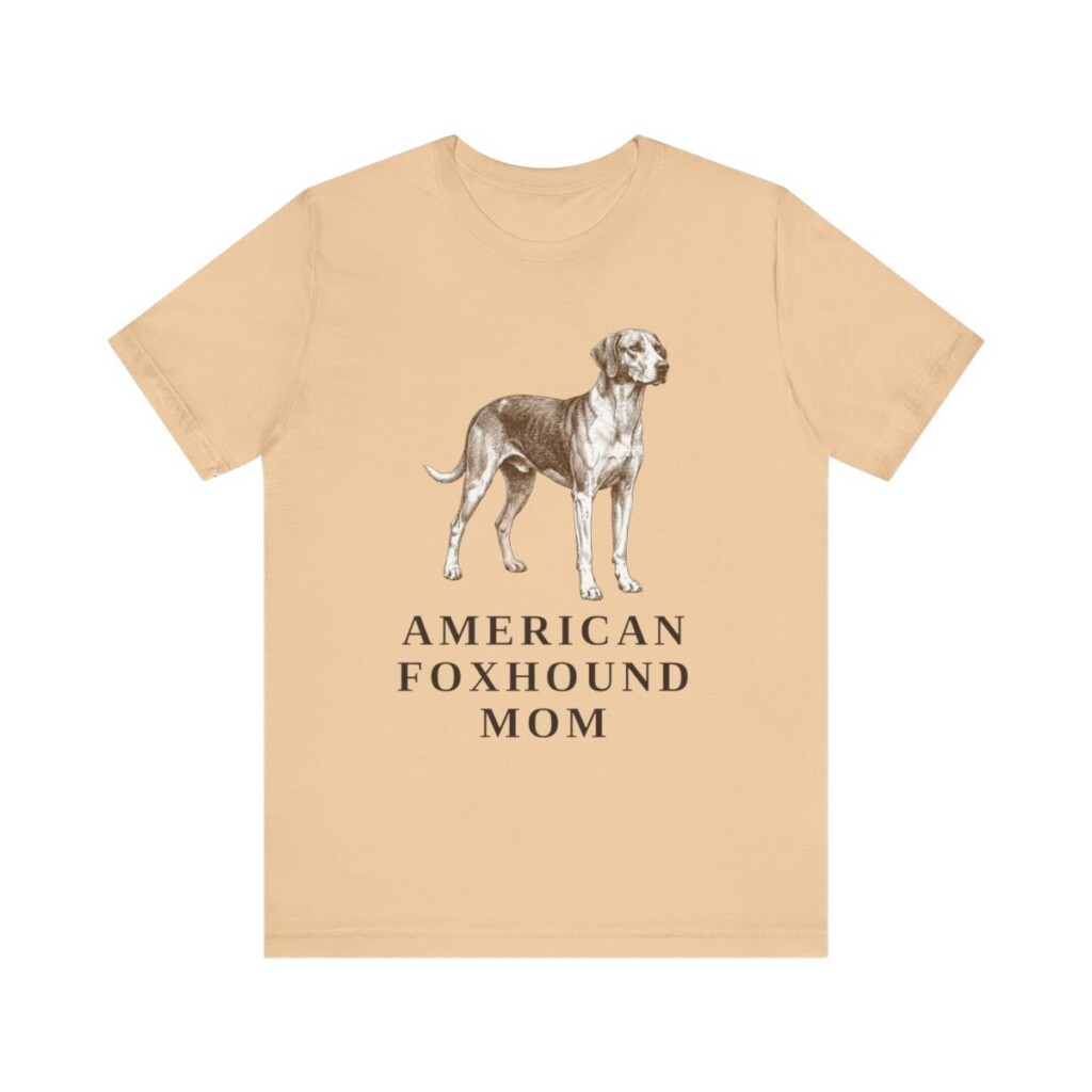 American Foxhound Mom Shirt, Vintage Dog Sketch Tee, Dog Mom Gift American Foxhound Mom Shirt, Vintage Dog Sketch Tee, Dog Mom Gift