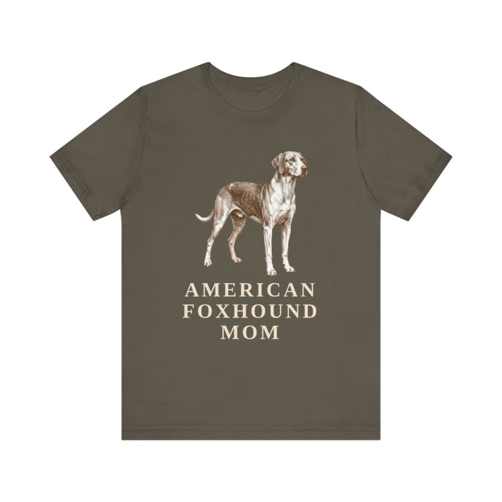 American Foxhound Mom Shirt, Vintage Dog Sketch Tee, Dog Mom Gift American Foxhound Mom Shirt, Vintage Dog Sketch Tee, Dog Mom Gift