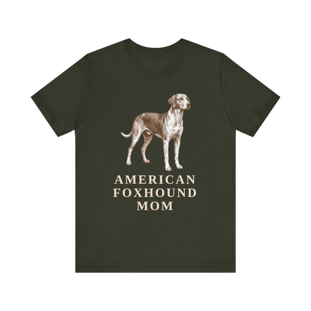 American Foxhound Mom Shirt, Vintage Dog Sketch Tee, Dog Mom Gift American Foxhound Mom Shirt, Vintage Dog Sketch Tee, Dog Mom Gift