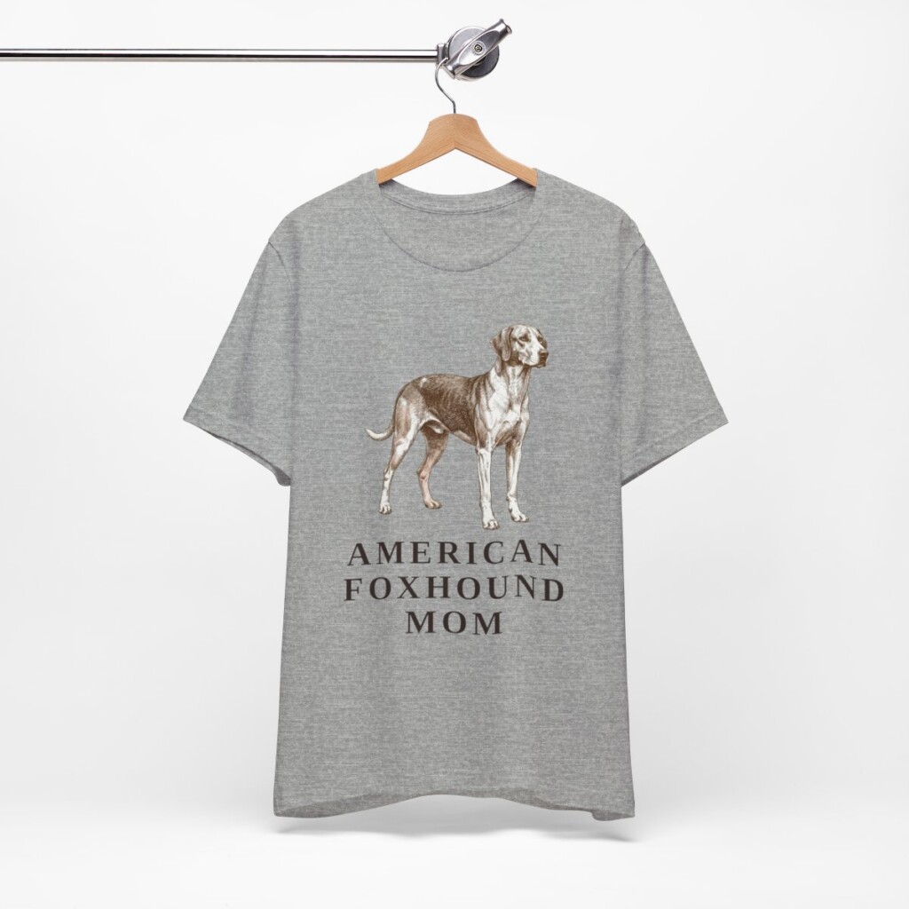 American Foxhound Mom Shirt, Vintage Dog Sketch Tee, Dog Mom Gift American Foxhound Mom Shirt, Vintage Dog Sketch Tee, Dog Mom Gift