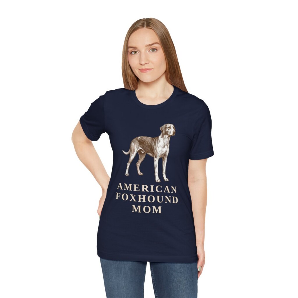 American Foxhound Mom Shirt, Vintage Dog Sketch Tee, Dog Mom Gift American Foxhound Mom Shirt, Vintage Dog Sketch Tee, Dog Mom Gift