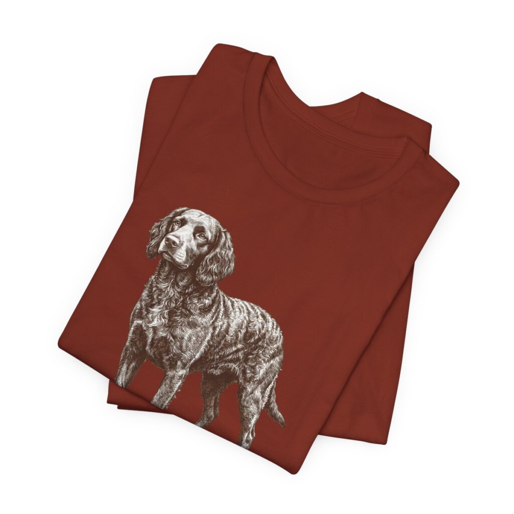 American Water Spaniel Mom Shirt, Vintage Dog Sketch Tee, Dog Mom Gift
