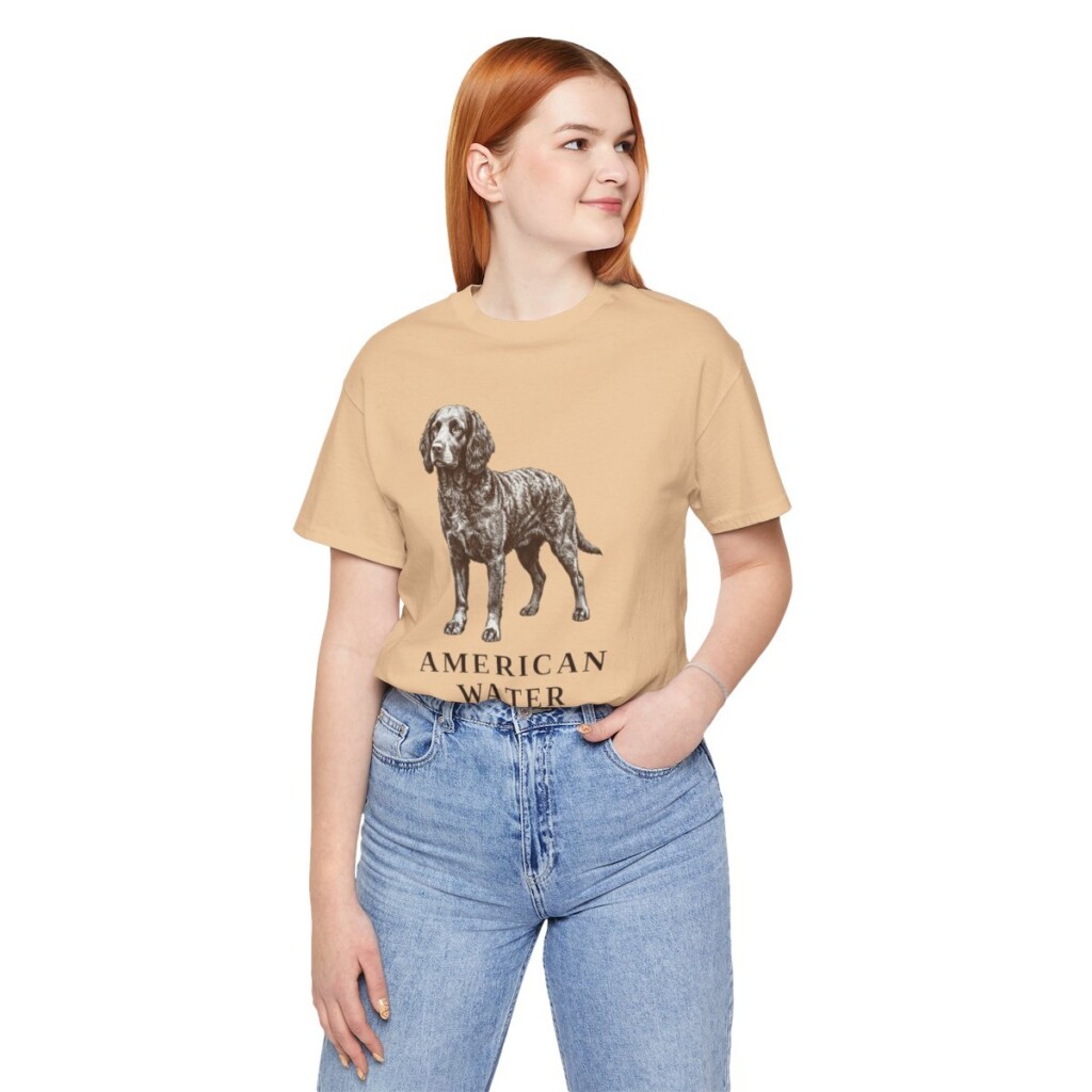 American Water Spaniel Mom Shirt, Vintage Dog Sketch Tee, Dog Mom Gift