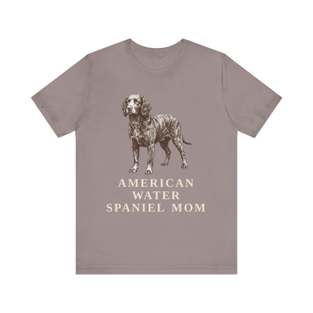 American Water Spaniel Mom Shirt, Vintage Dog Sketch Tee, Dog Mom Gift