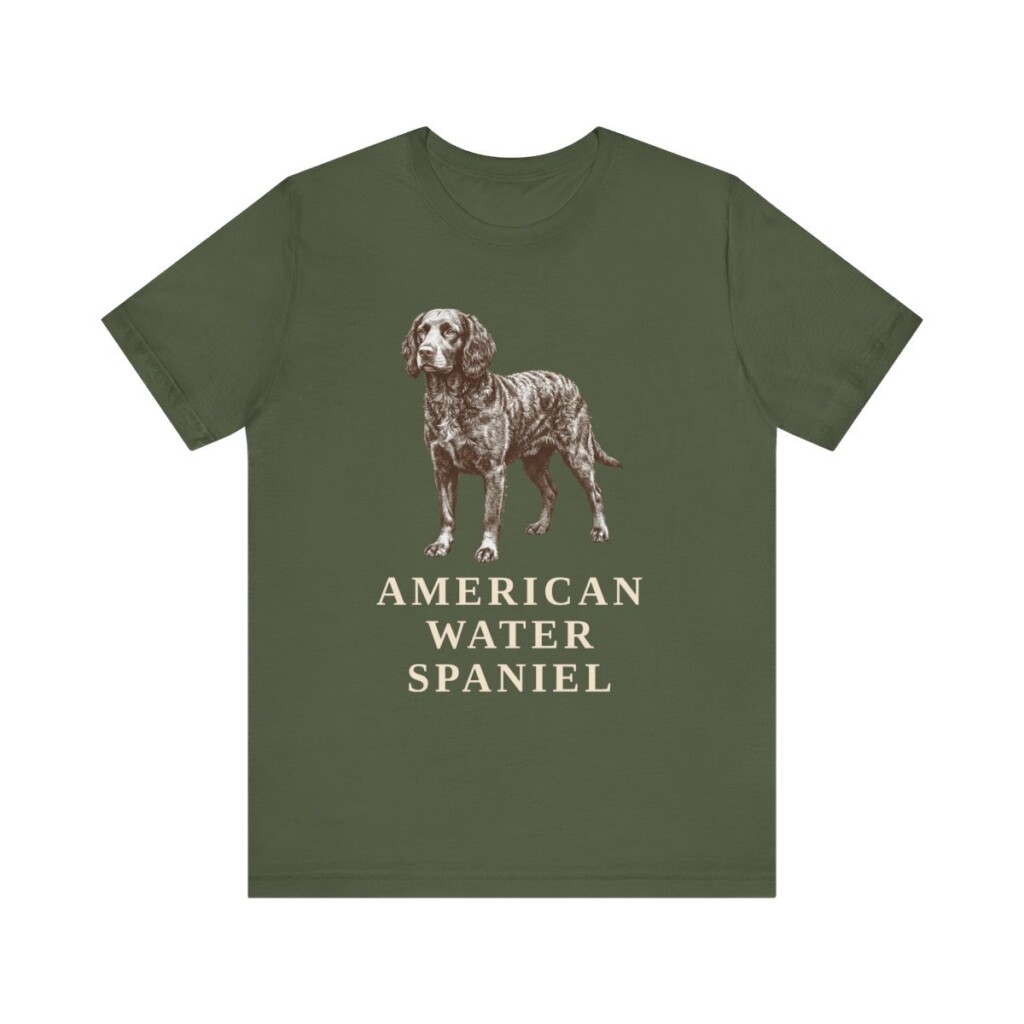 American Water Spaniel Shirt, Vintage Dog Sketch Tee, Dog Lover Gift American Water Spaniel Shirt, Vintage Dog Sketch Tee, Dog Lover Gift
