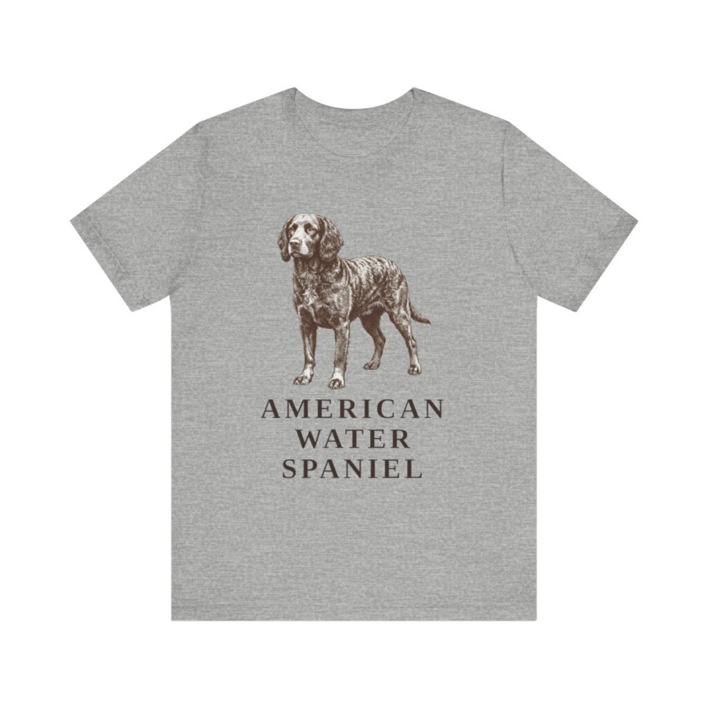 American Water Spaniel Shirt, Vintage Dog Sketch Tee, Dog Lover Gift American Water Spaniel Shirt, Vintage Dog Sketch Tee, Dog Lover Gift