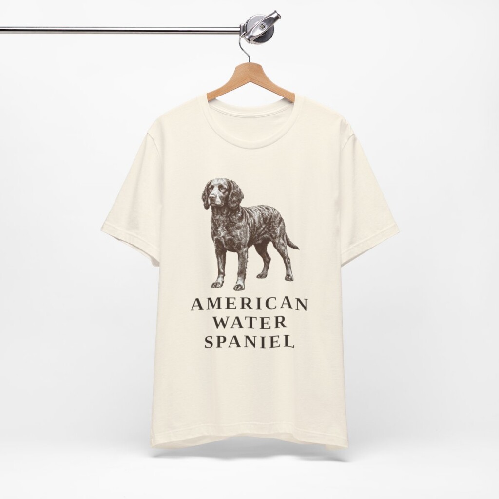 American Water Spaniel Shirt, Vintage Dog Sketch Tee, Dog Lover Gift American Water Spaniel Shirt, Vintage Dog Sketch Tee, Dog Lover Gift