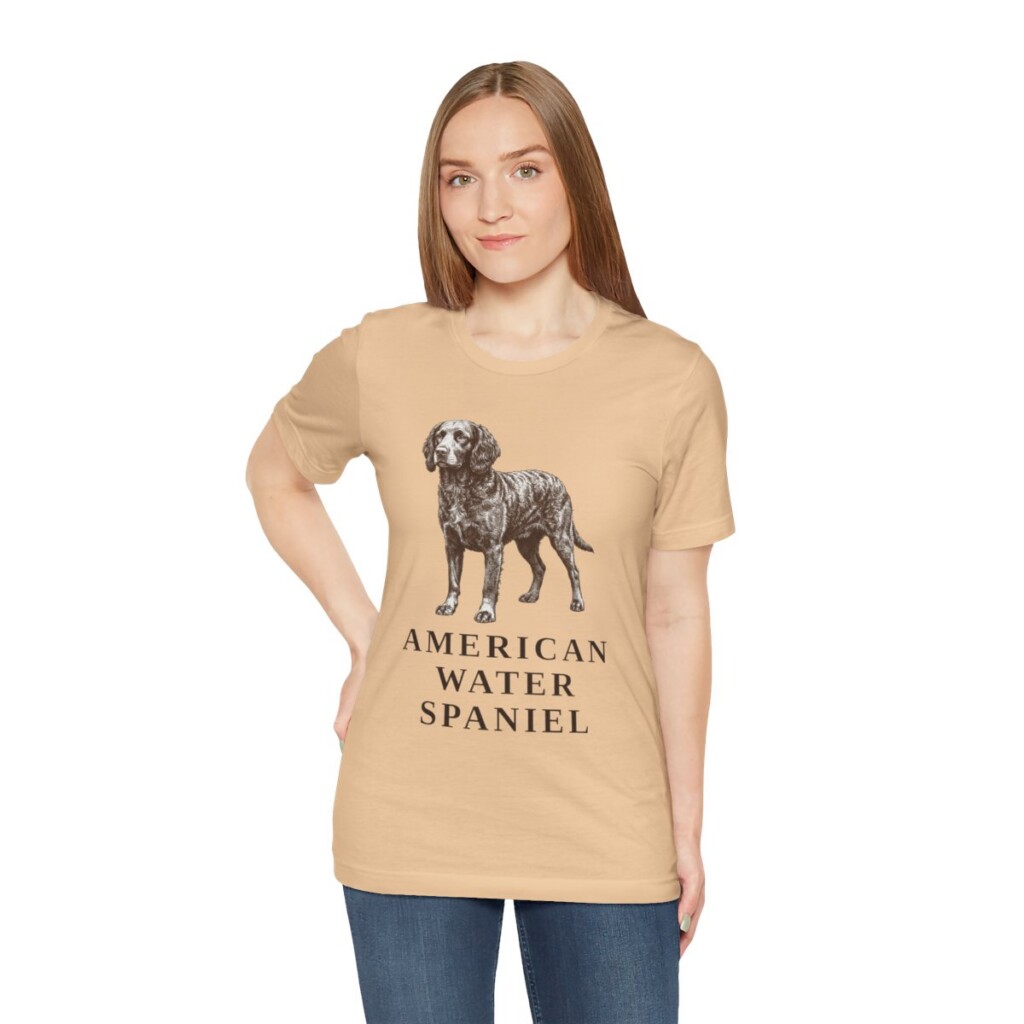 American Water Spaniel Shirt, Vintage Dog Sketch Tee, Dog Lover Gift American Water Spaniel Shirt, Vintage Dog Sketch Tee, Dog Lover Gift