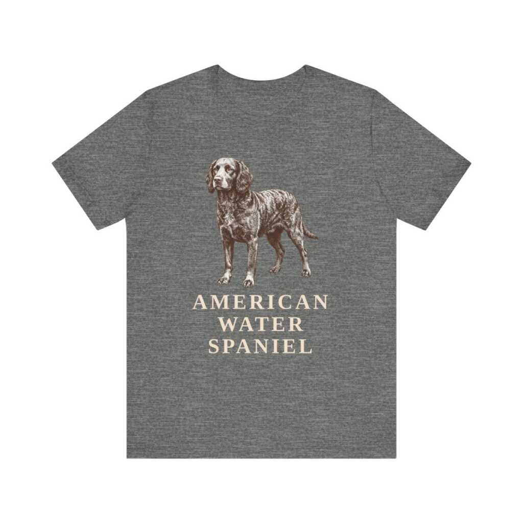 American Water Spaniel Shirt, Vintage Dog Sketch Tee, Dog Lover Gift American Water Spaniel Shirt, Vintage Dog Sketch Tee, Dog Lover Gift