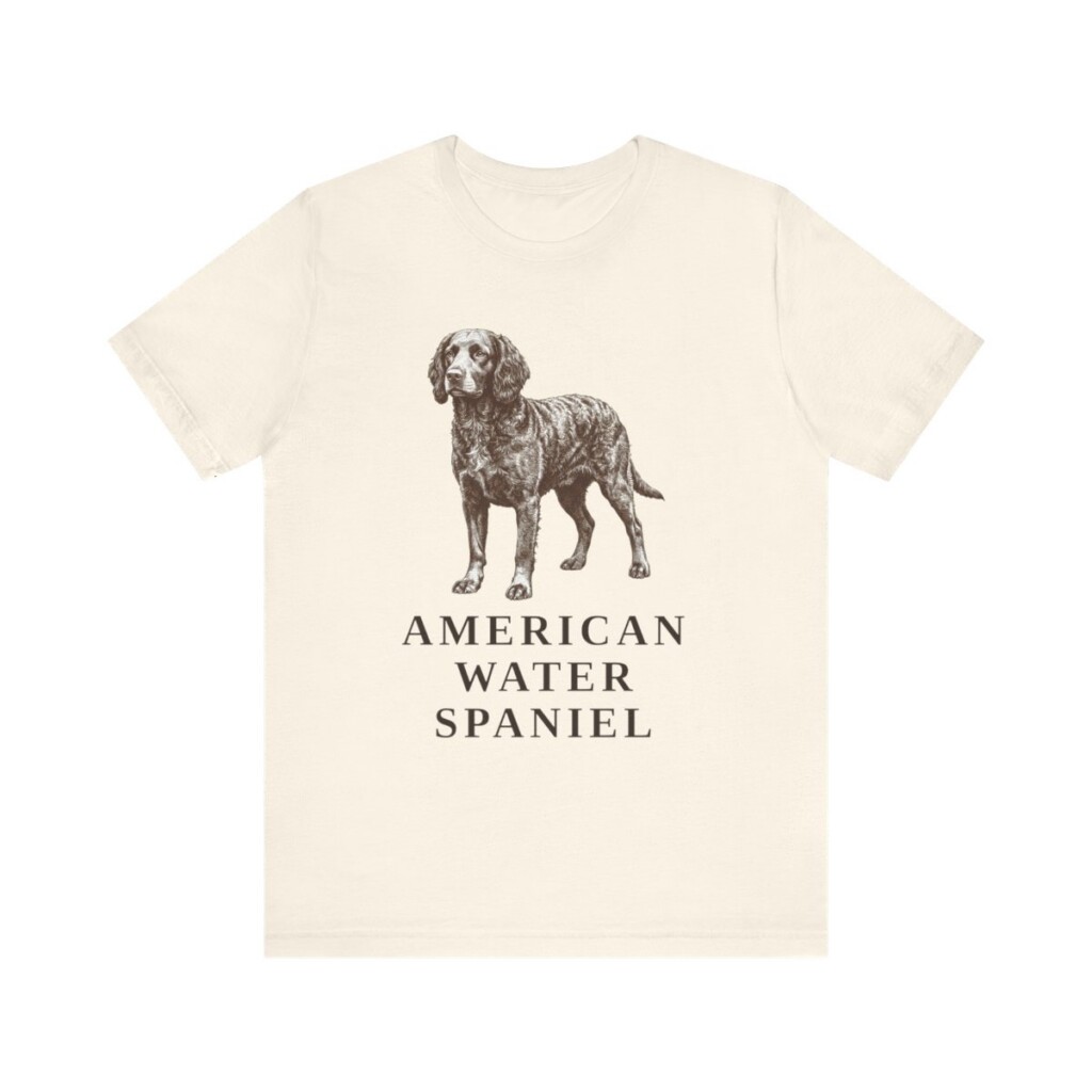 American Water Spaniel Shirt, Vintage Dog Sketch Tee, Dog Lover Gift American Water Spaniel Shirt, Vintage Dog Sketch Tee, Dog Lover Gift