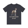 Azawakh Dad Shirt, Vintage Dog Sketch Tee, Dog Dad Gift