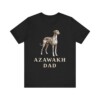 Azawakh Dad Shirt, Vintage Dog Sketch Tee, Dog Dad Gift