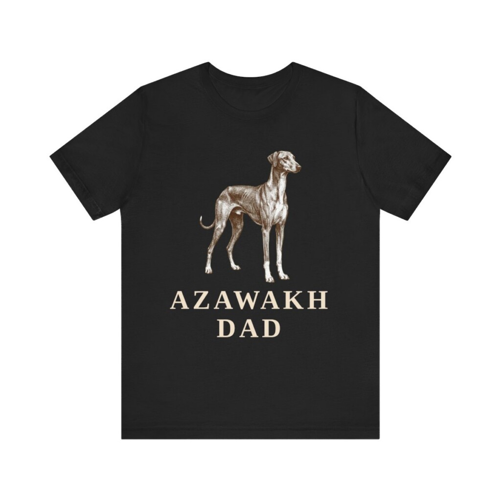 Azawakh Dad Shirt, Vintage Dog Sketch Tee, Dog Dad Gift