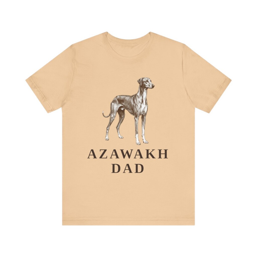 Azawakh Dad Shirt, Vintage Dog Sketch Tee, Dog Dad Gift