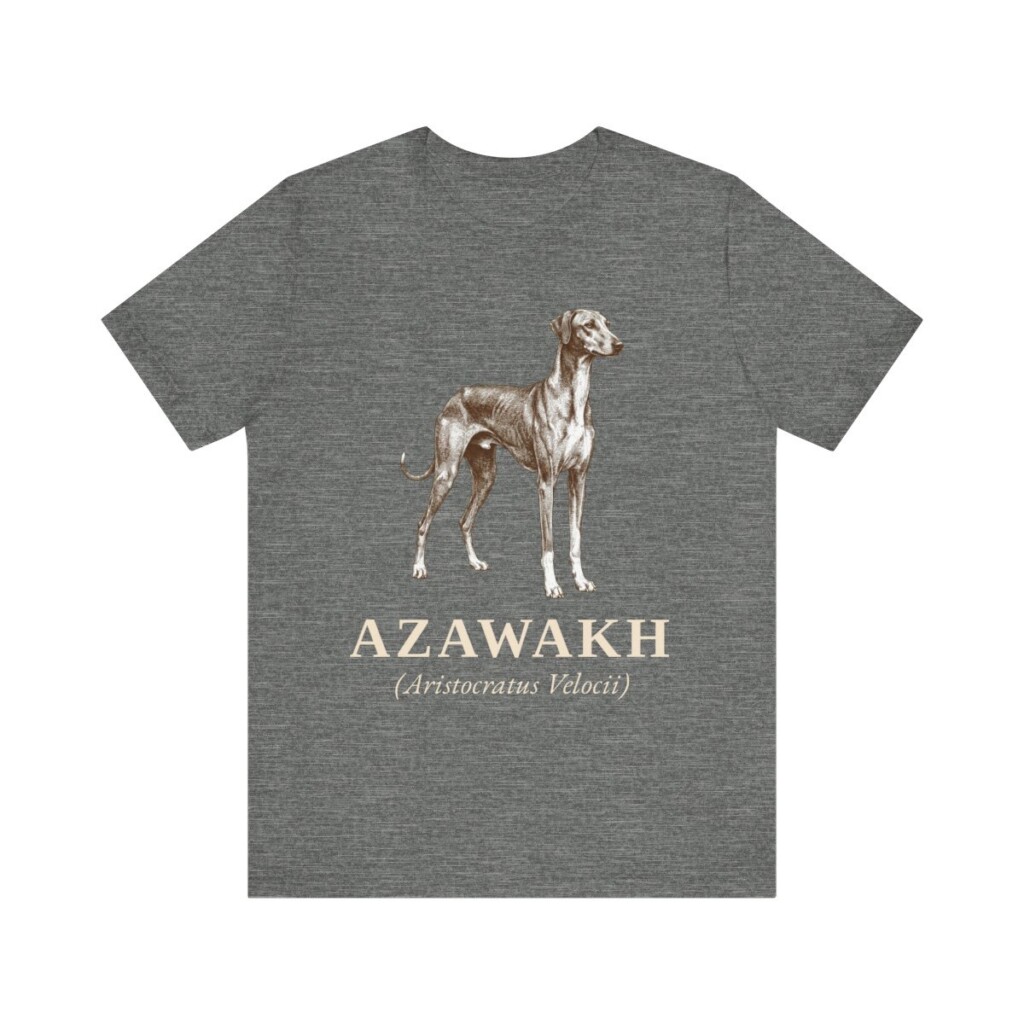 Azawakh Latin Shirt, Vintage Dog Sketch Tee, Dog Latin Gift