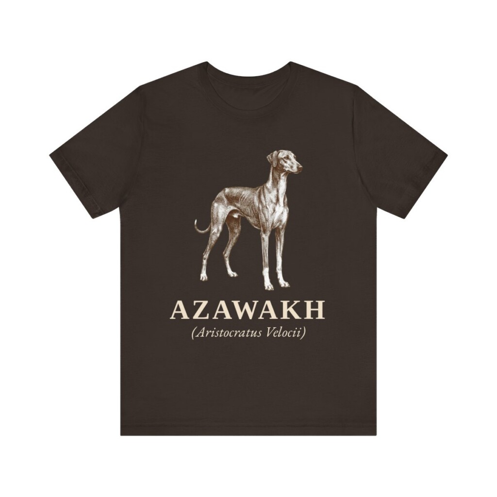 Azawakh Latin Shirt, Vintage Dog Sketch Tee, Dog Latin Gift