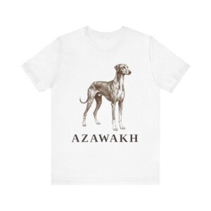 Azawakh Shirt, Vintage Dog Sketch Tee, Dog Lover Gift