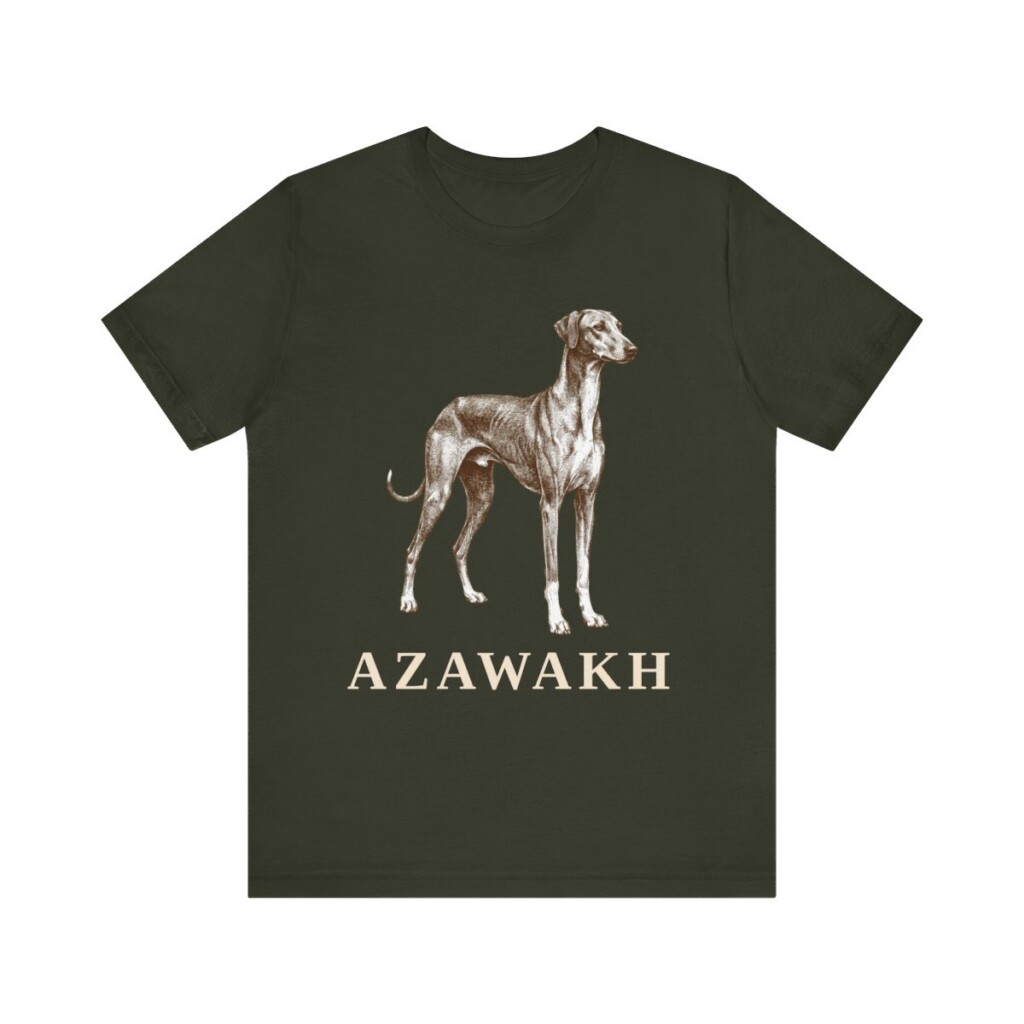 Azawakh Shirt, Vintage Dog Sketch Tee, Dog Lover Gift