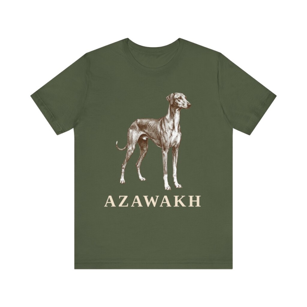 Azawakh Shirt, Vintage Dog Sketch Tee, Dog Lover Gift