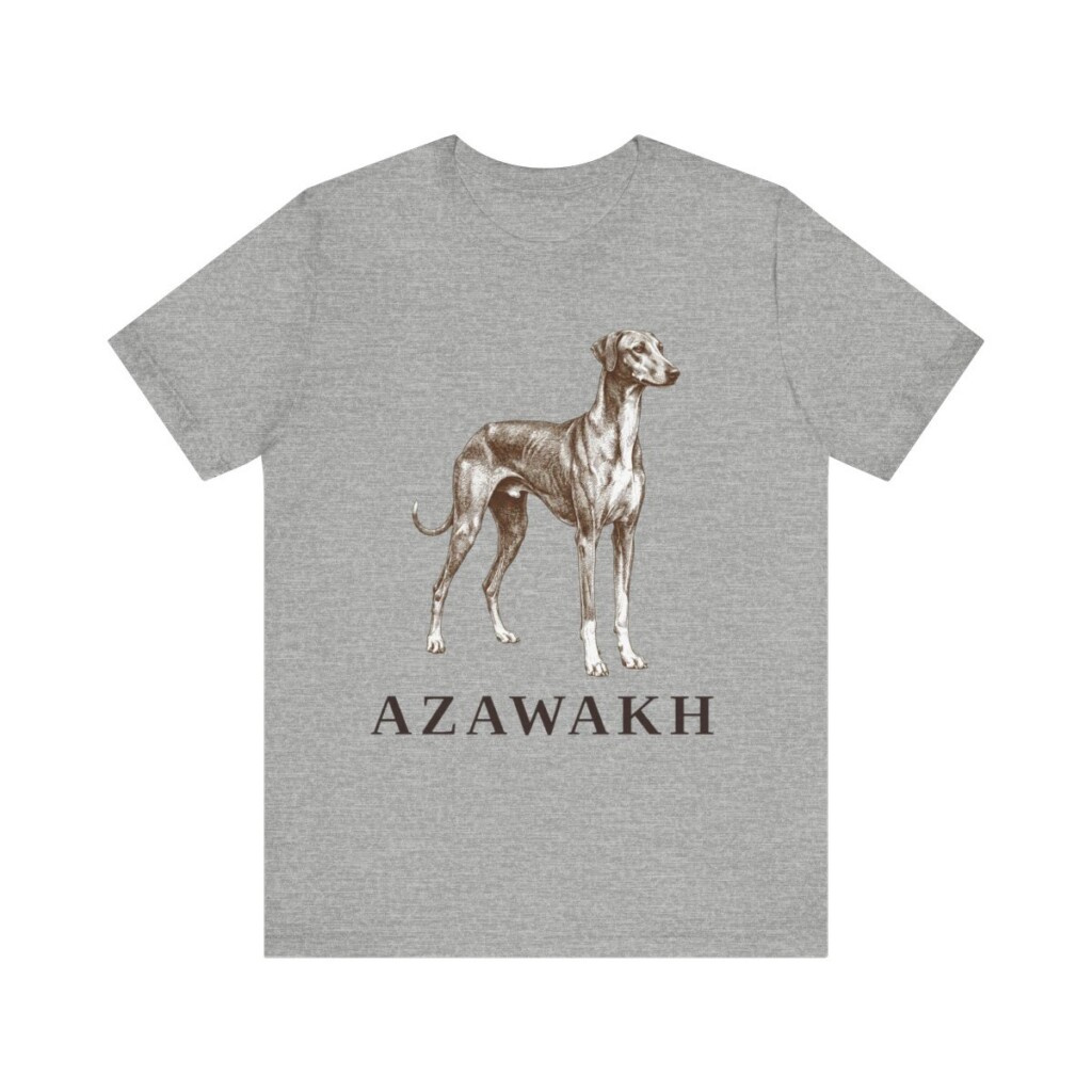 Azawakh Shirt, Vintage Dog Sketch Tee, Dog Lover Gift
