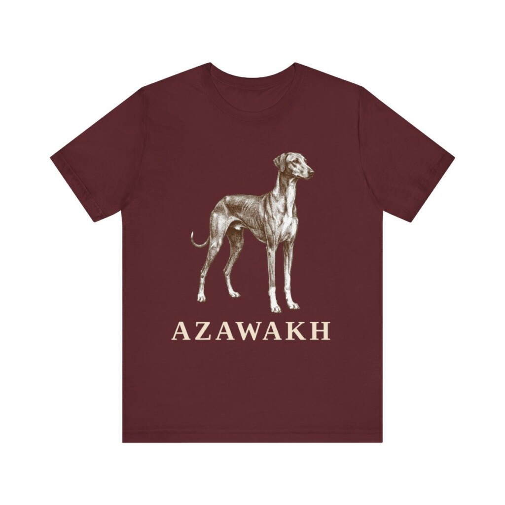 Azawakh Shirt, Vintage Dog Sketch Tee, Dog Lover Gift
