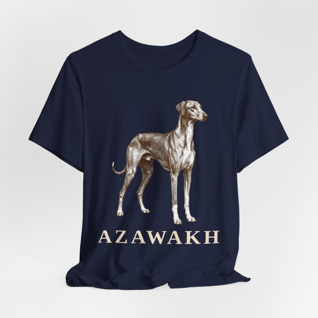 Azawakh Shirt, Vintage Dog Sketch Tee, Dog Lover Gift